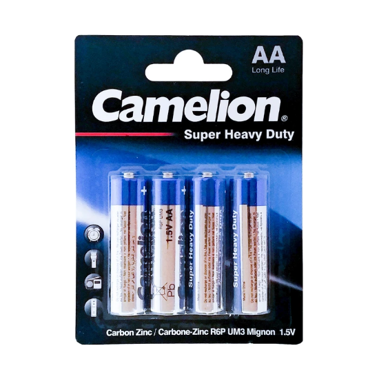 تصویر  باتری قلمی کملیون مدل Super Heavy Duty بسته 4 عددی